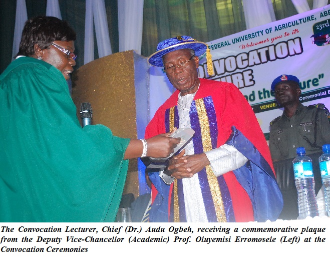 The Future is Here – Agric Minister Charges Graduands