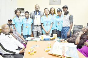 VC Welcomes FUNAAB WAUG Heroes ...Presents Medals, Commends Athletes 