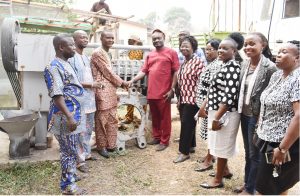 RMRDC Donates Cashew Shell Nut Oil Extractor Machine to FUNAAB