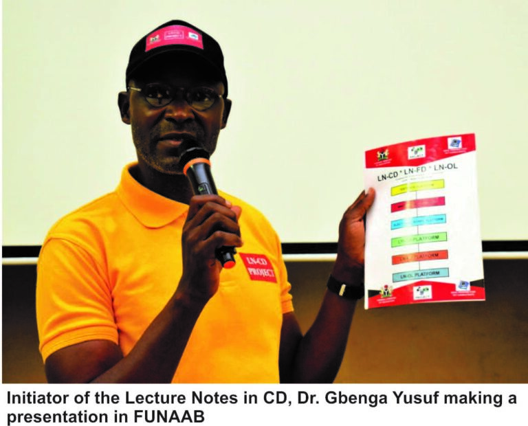 Lecture Notes In CD, Flash Drive or Online, Will Minimise Negative Impact of Strike Actions on Students – Dr. Yusuf