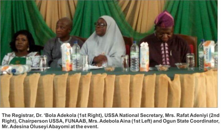 Registrar Sues for Peace, Unity at USSA End of the Year Party