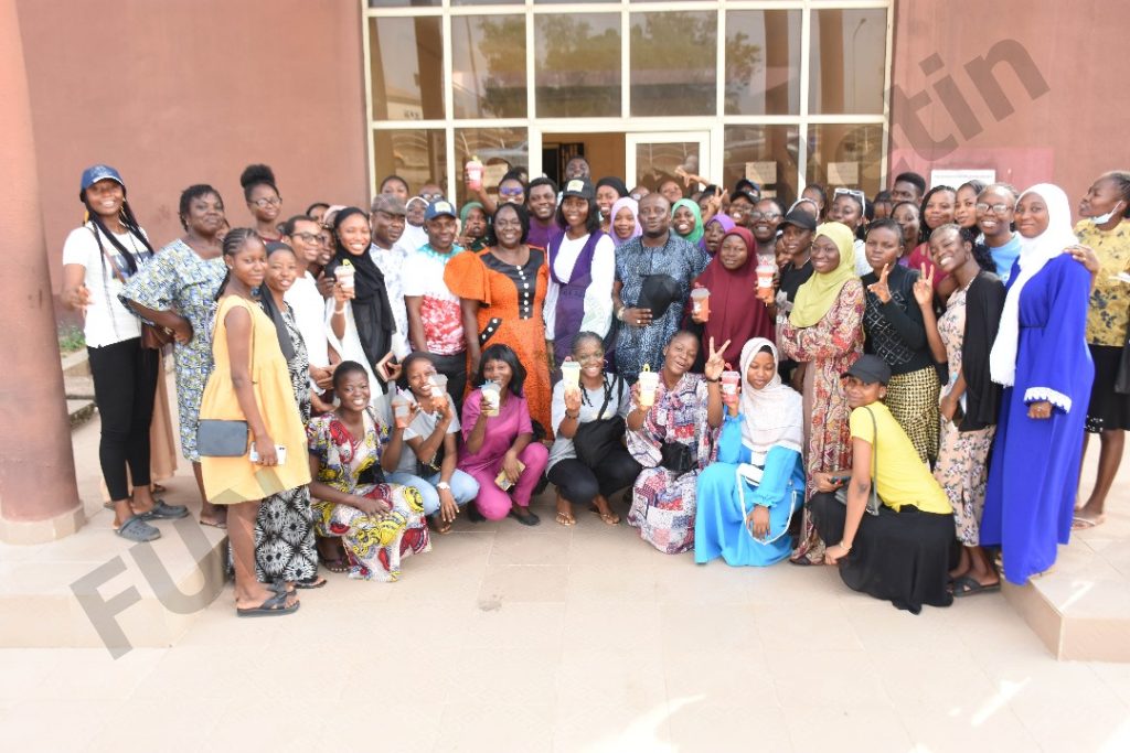 Director, CENTS, Prof. Emily Ayo-John with some of the Centre's staff, Facilitators from Top Fruits Multi-Services, and participants of the Smoothie Enterprise Training Photo credit: Gbolahan Lawal