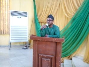 Representative of the Vice-Chancellor and the Deputy Vice-Chancellor (Development), Prof Olawale Dairo giving the VC's speech at the ceremony Credit: Raymond Osemene