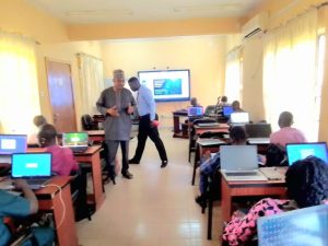 Director, DACIS, Prof. Olusegun Folorunso addressing the participants of the training Credit: Femi Dansu