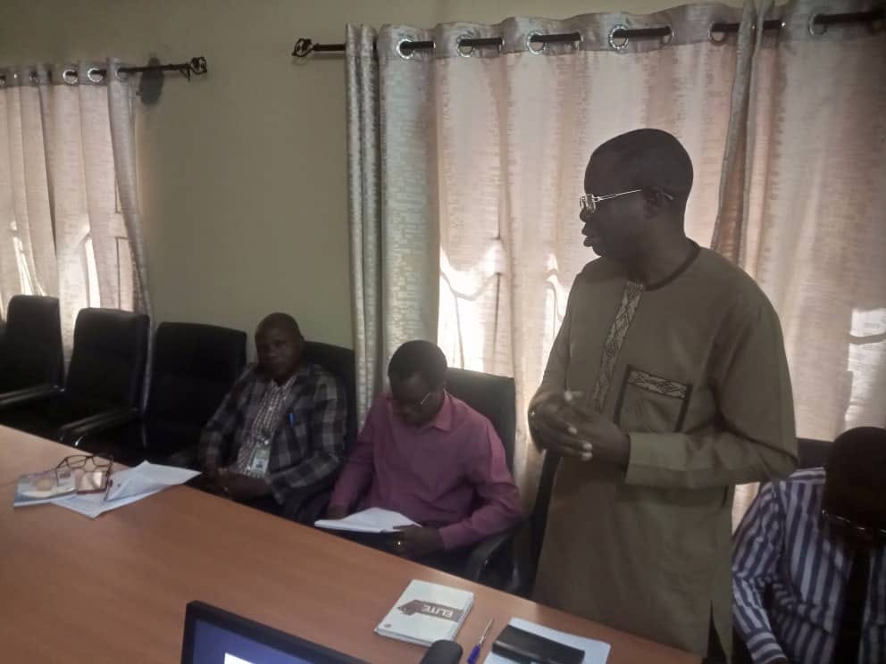 Ag. Director, Directorate of Health Services, Dr. Oluseyi Anjorin delivering his remarks at the Training Workshop Credit: Olaoye Oyewole