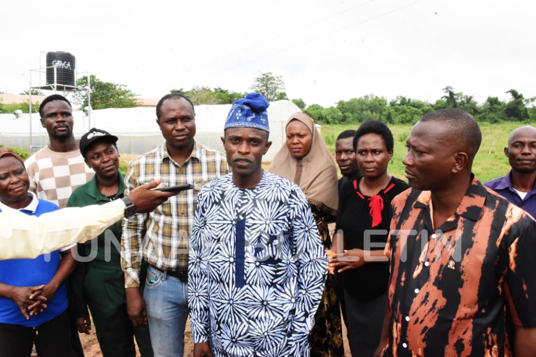 The Director, COBFAS, Prof. Dare Akerele fielding questions from DPR's Media Team Credit: Olatoye Sanusi